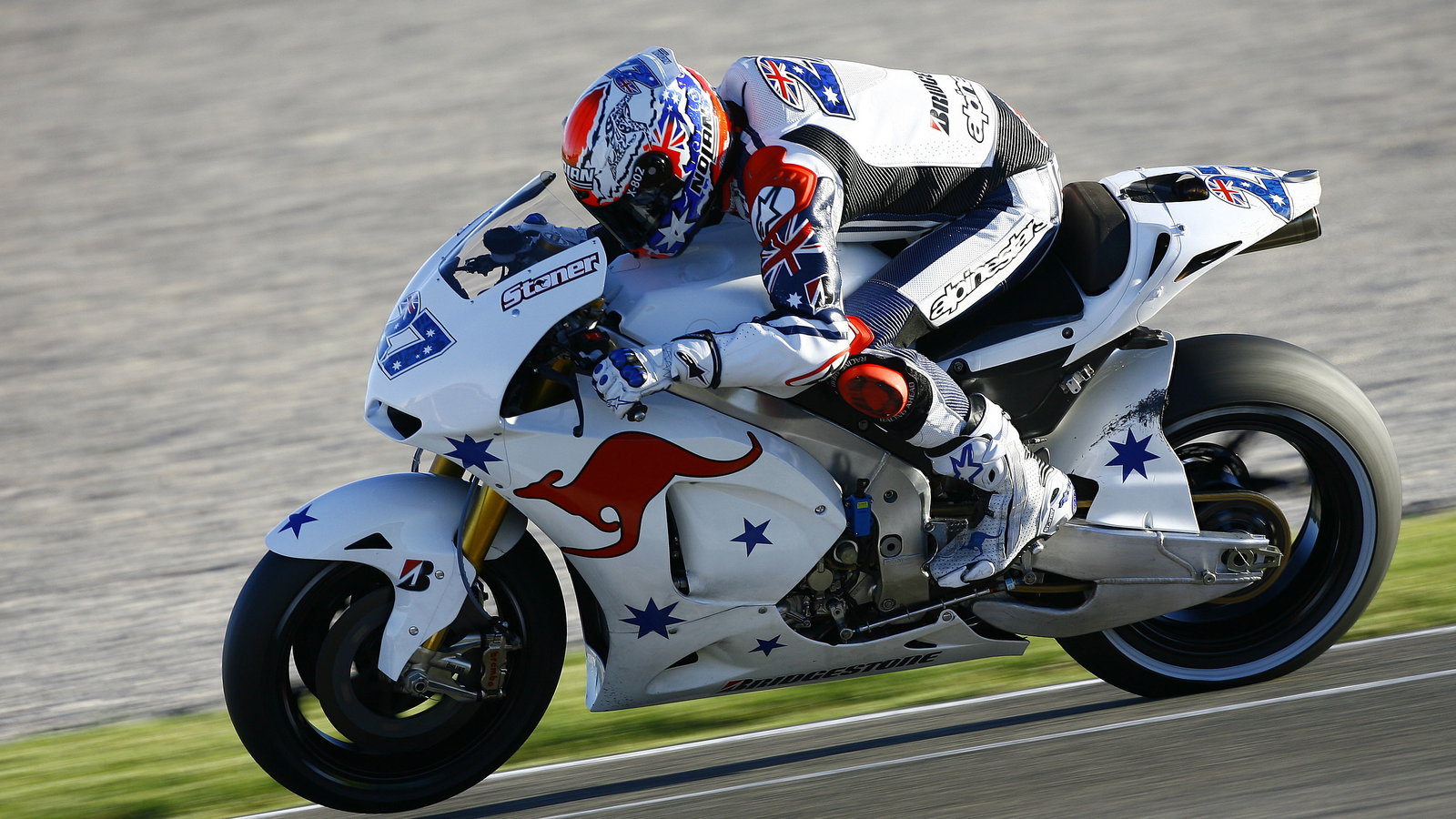Stoner, Valencia MotoGP test, November 2010