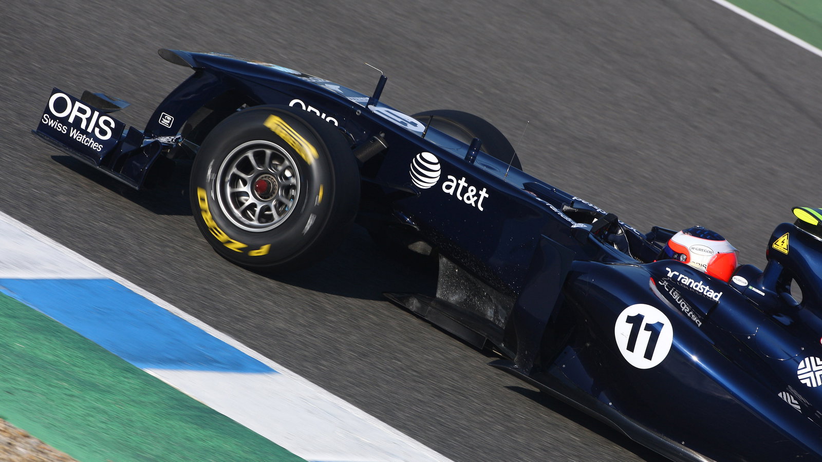 12.02.2011- Rubens Barrichello (BRA), Williams FW33