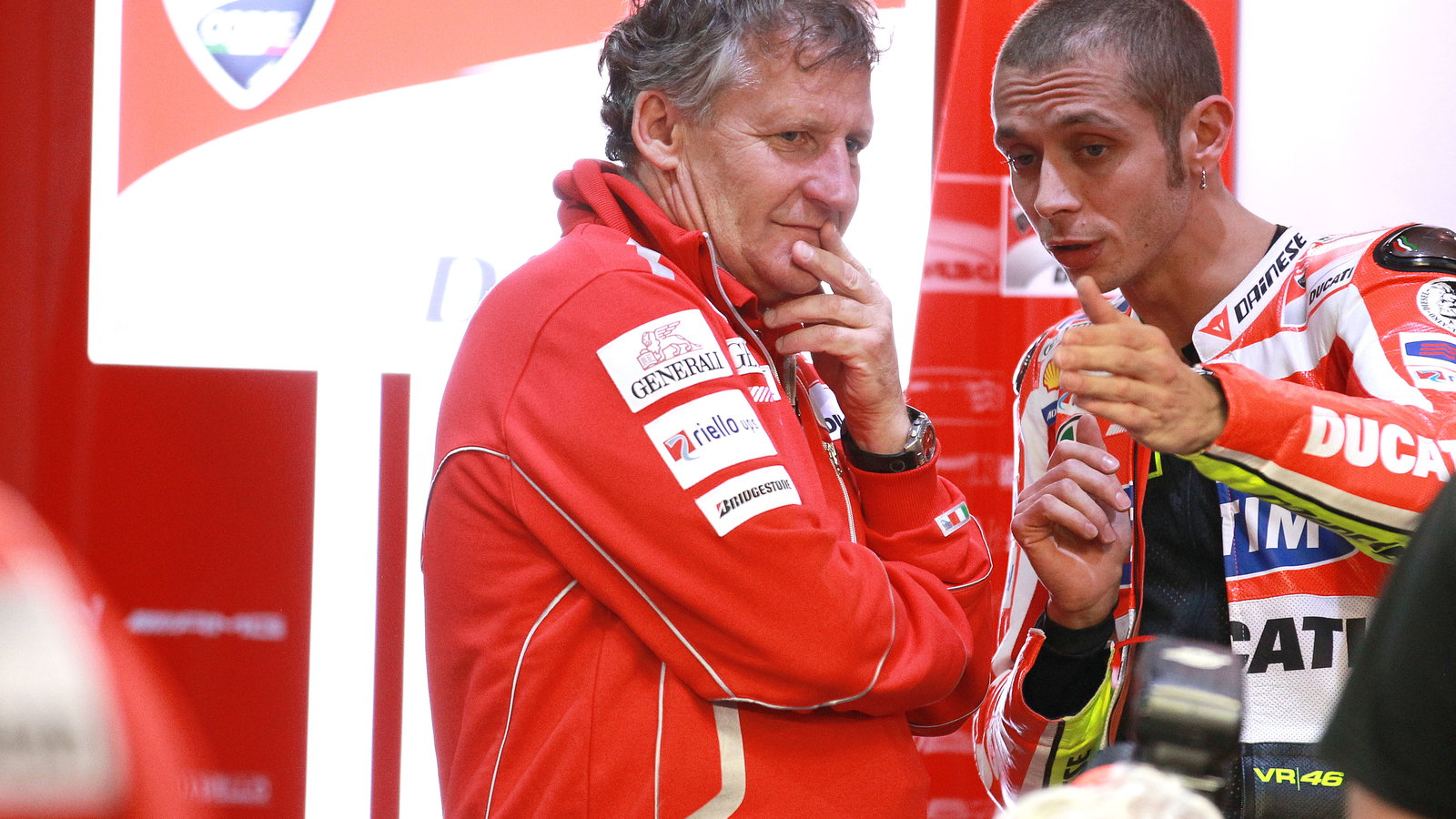 Burgess and Rossi, Qatar MotoGP 2011