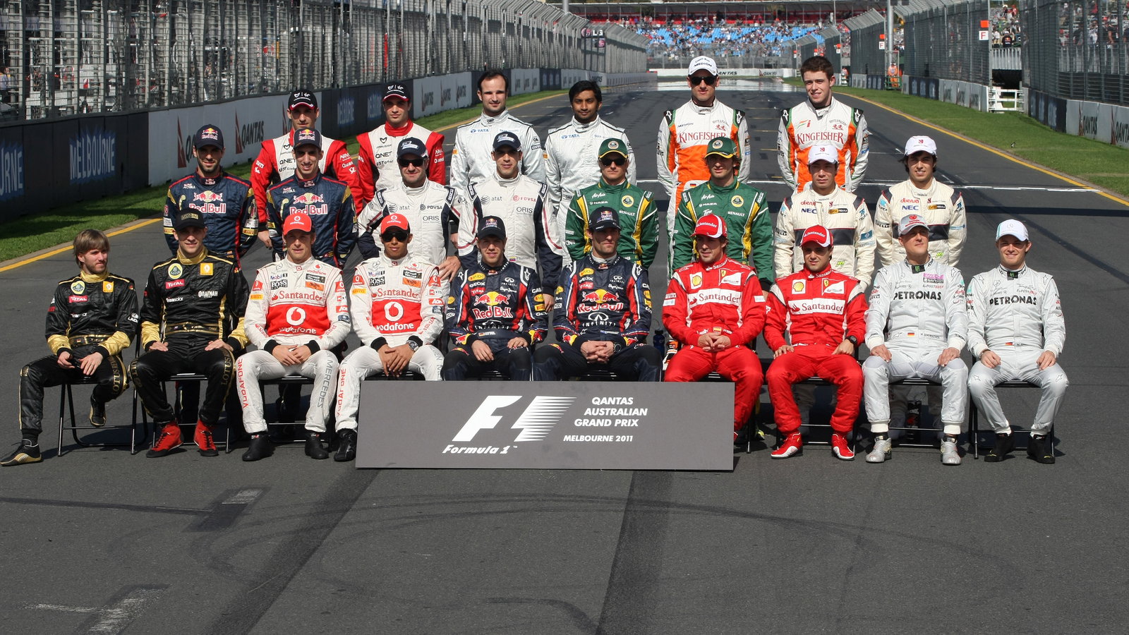 27.03.2011- 2011 F1 Drivers