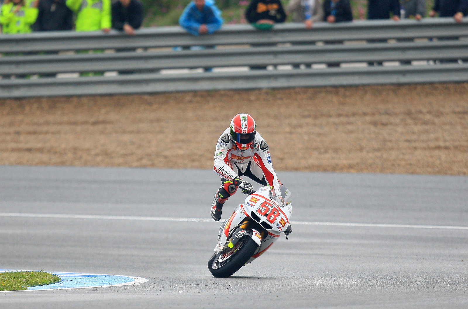 Simoncelli crash, Spanish MotoGP 2011