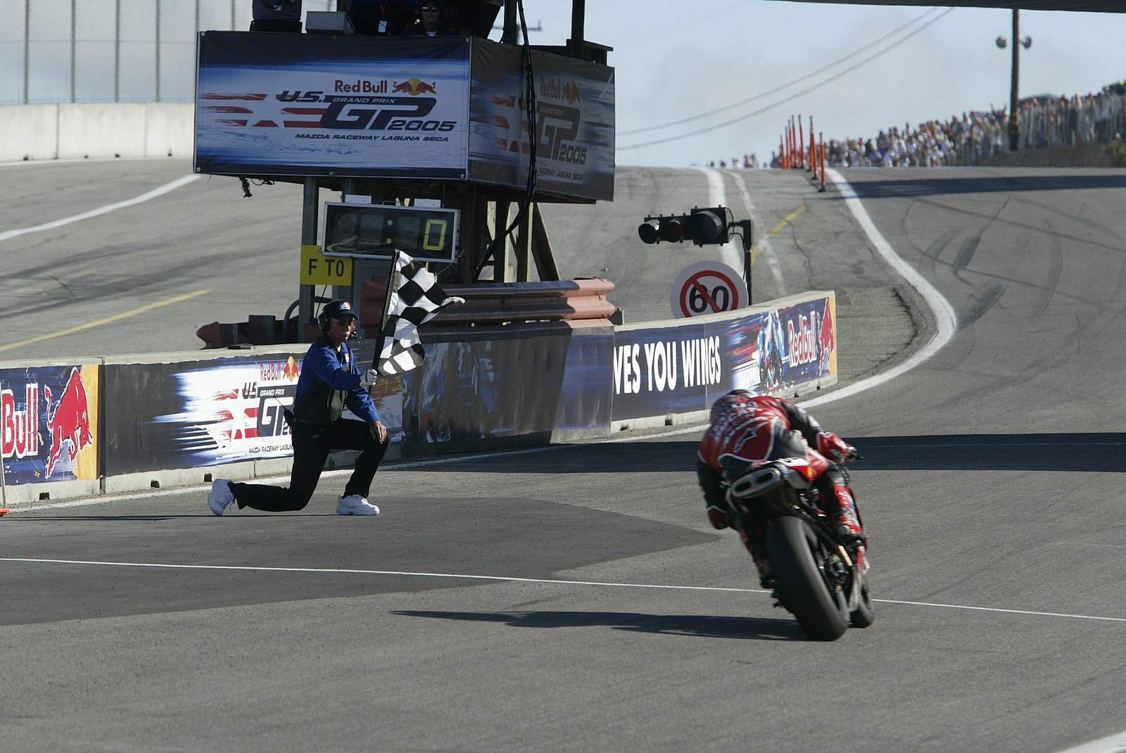 Eric Bostrom Wins, AMA Superbikes Race Laguna Seca, 2005