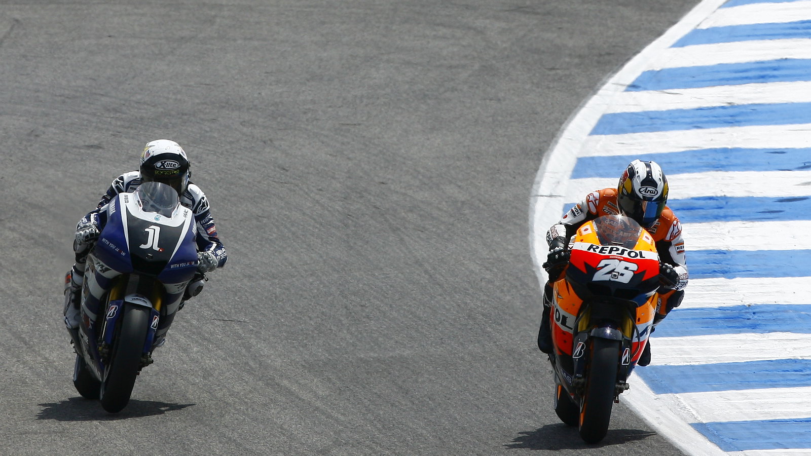 Lorenzo and Pedrosa, Portuguese MotoGP 2011