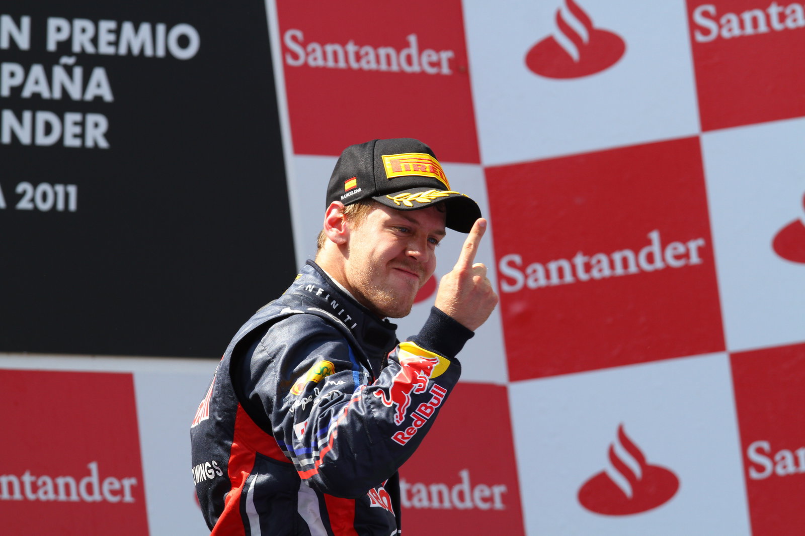 22.05.2011- Race, Sebastian Vettel (GER), Red Bull Racing, RB7 race winner