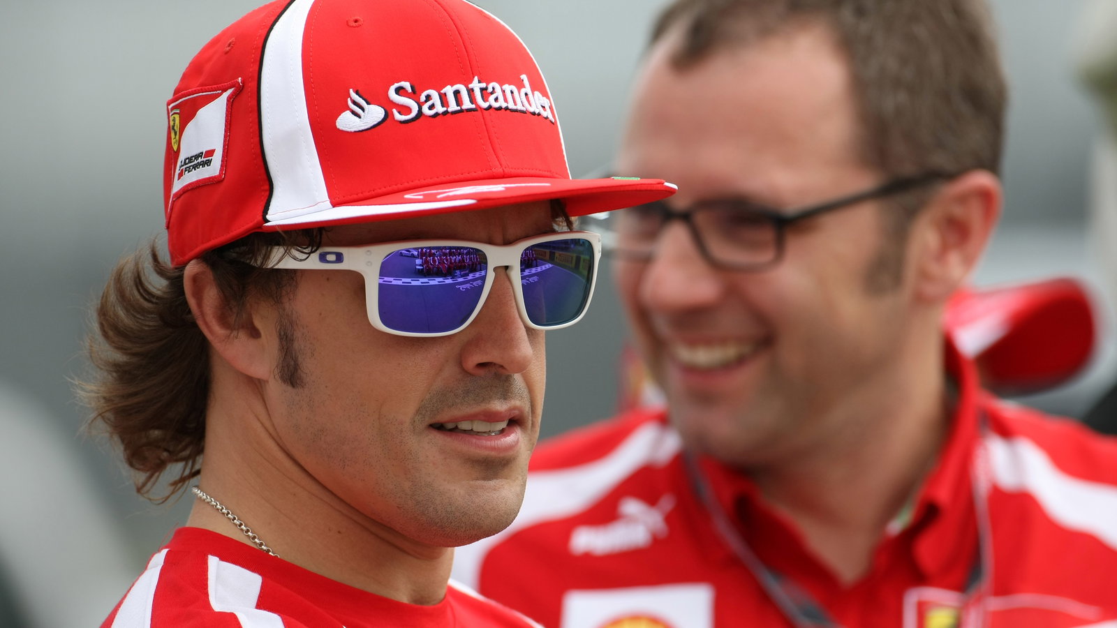 09.06.2011- Fernando Alonso (ESP), Scuderia Ferrari, F-150 Italia and Stefano Domenicali (ITA), Team