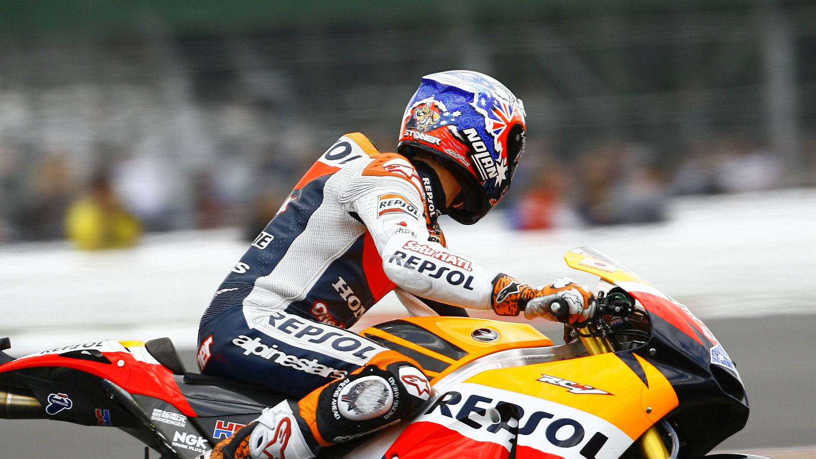 Stoner, British MotoGP 2011