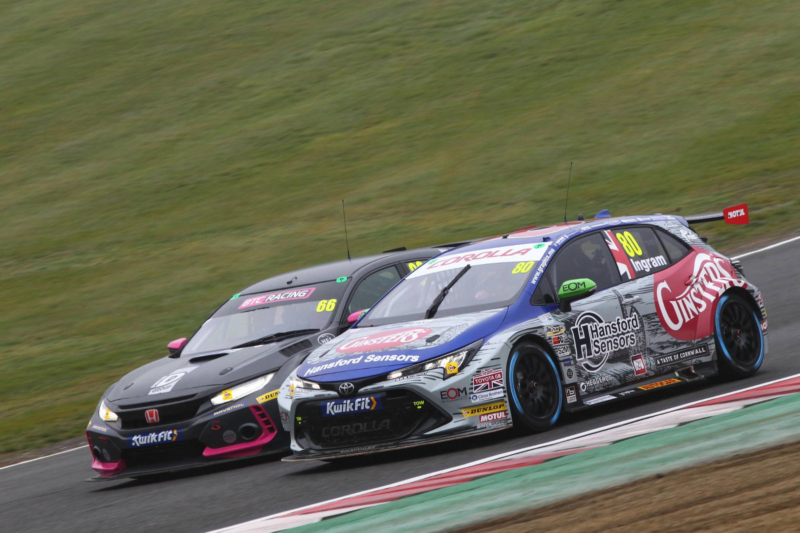 BTCC Donington Park: Turkington doubles up with race two victory