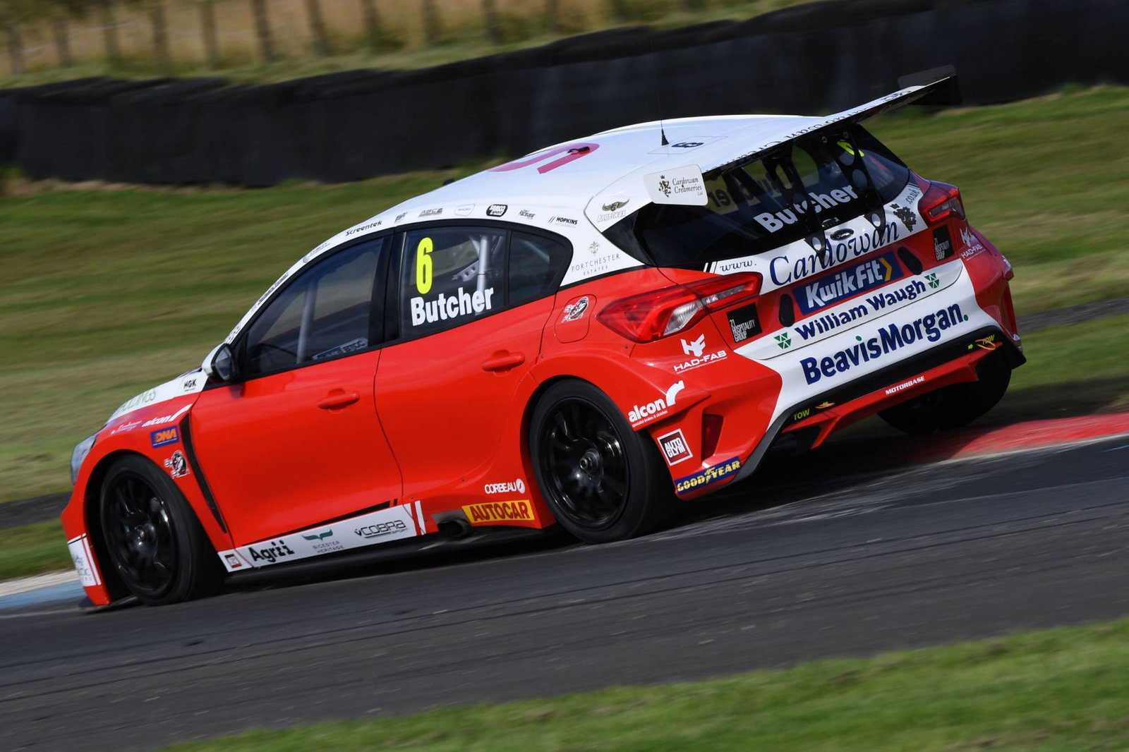 BTCC Knockhill: Butcher dominates race three to secure home win