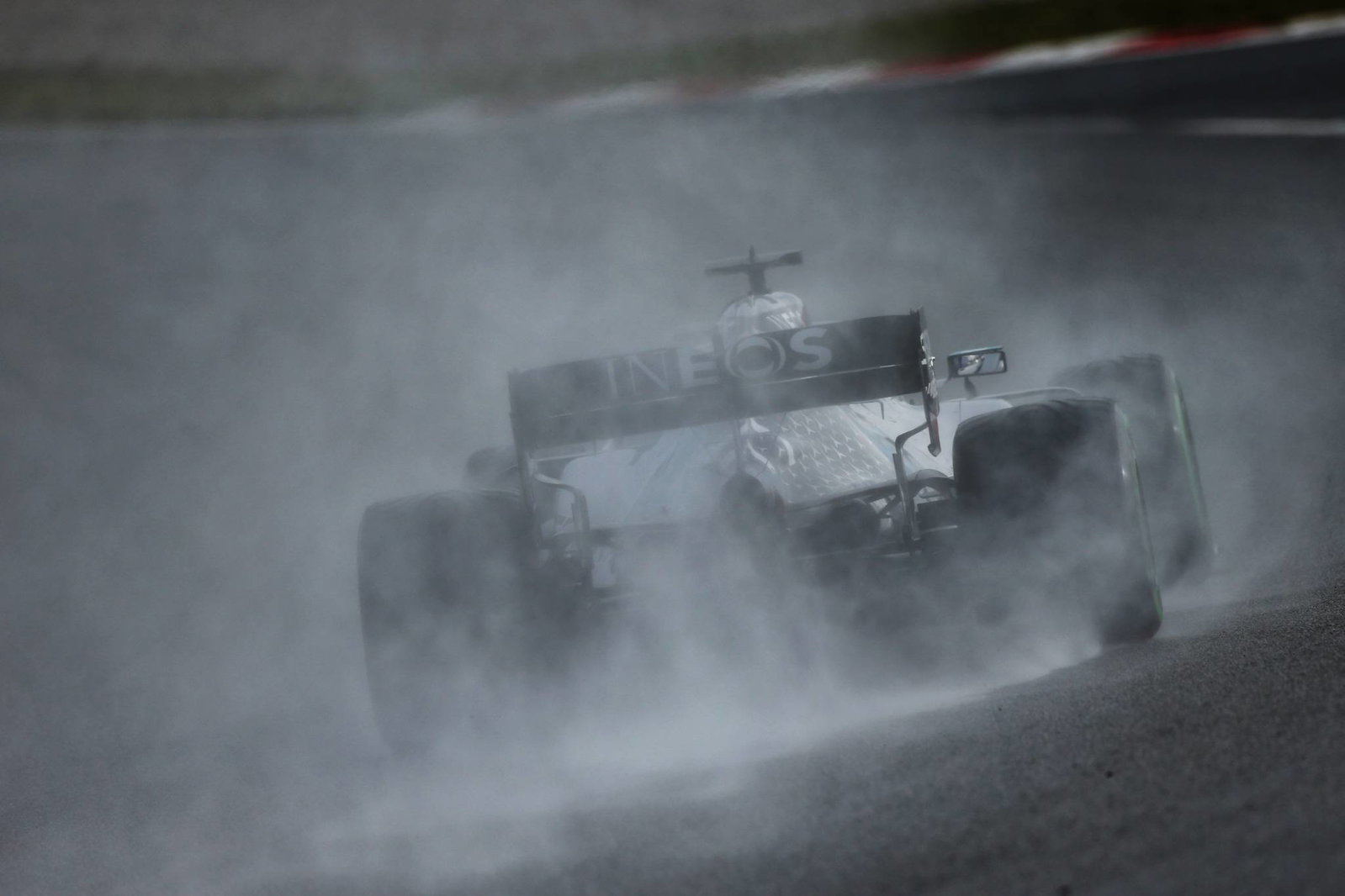 Sebastian Vettel quickest on wet-dry penultimate F1 test morning
