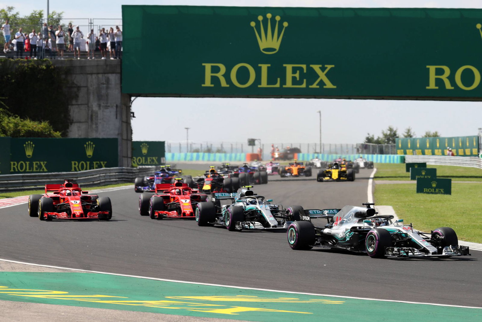 Formula 1 Hungarian Grand Prix - Starting Grid