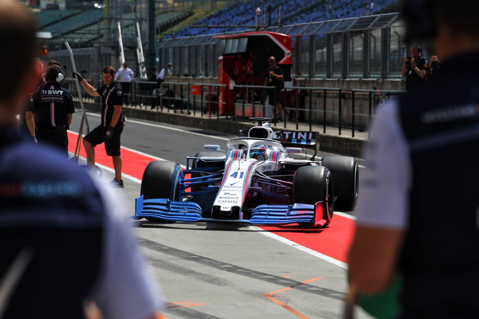 Giovinazzi lowers pace as Ferrari tops first day of Hungary F1 test&nbsp;