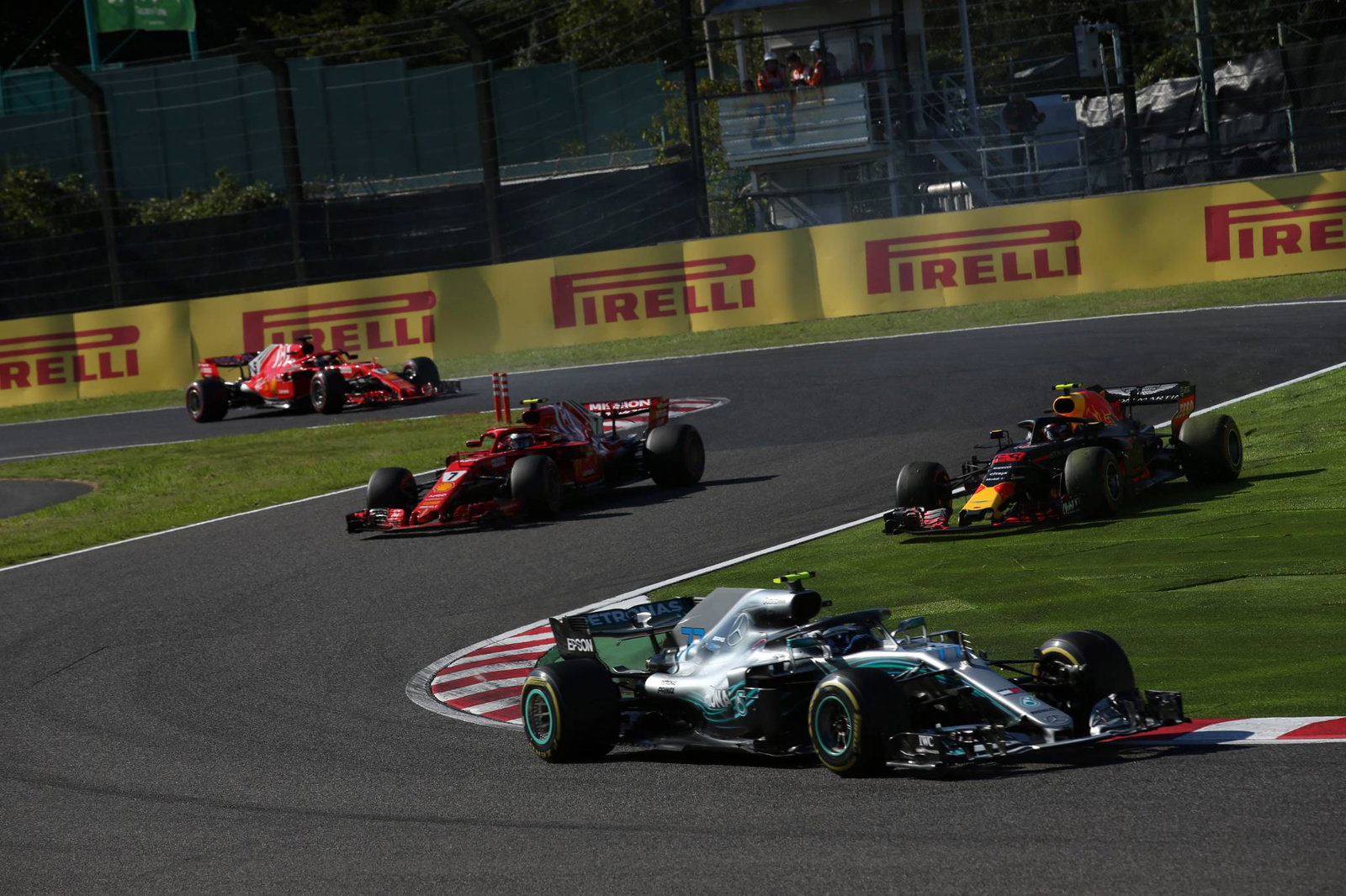 First lap fire left Grosjean without tyre telemetry at Suzuka
