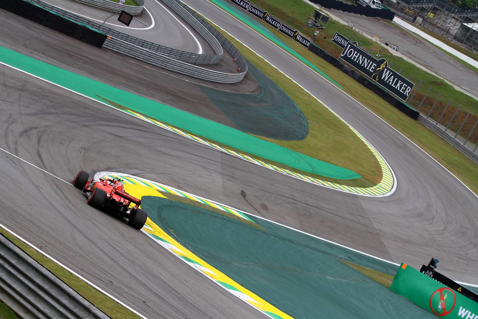 Vettel pulls clear for Ferrari in final Brazilian GP practice