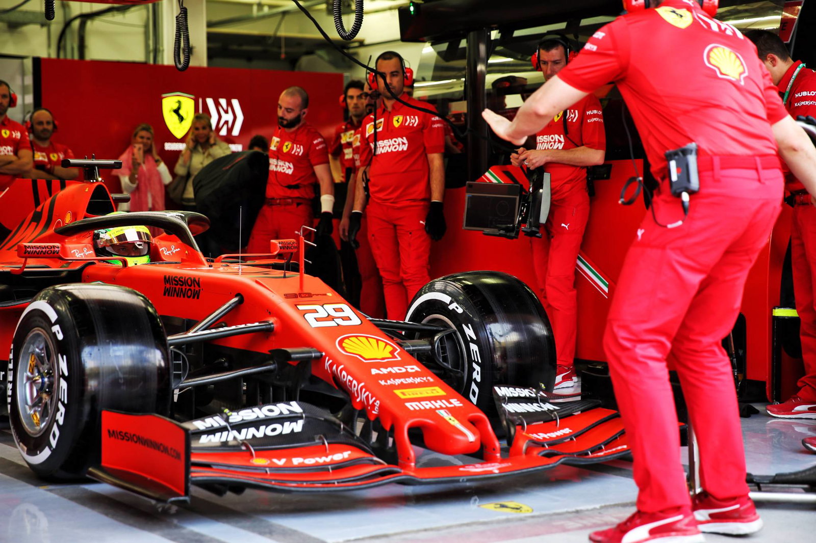 Gallery: Mick Schumacher's F1 test debut with Ferrari in Bahrain