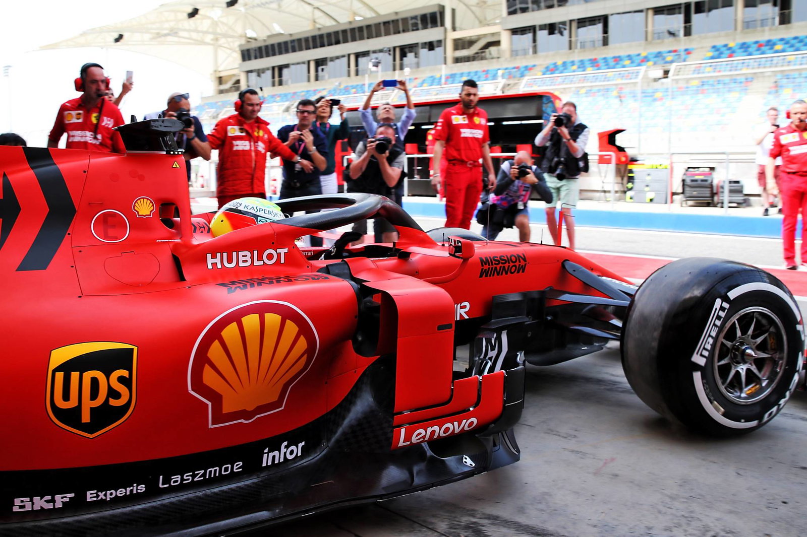 Gallery: Mick Schumacher's F1 test debut with Ferrari in Bahrain