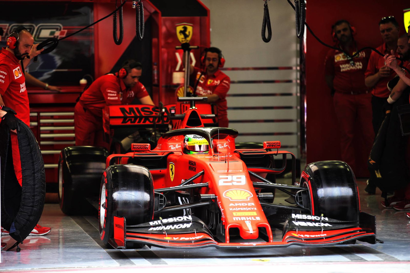 Gallery: Mick Schumacher's F1 test debut with Ferrari in Bahrain