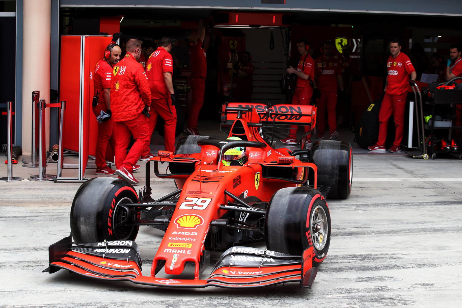 Gallery: Mick Schumacher's F1 test debut with Ferrari in Bahrain