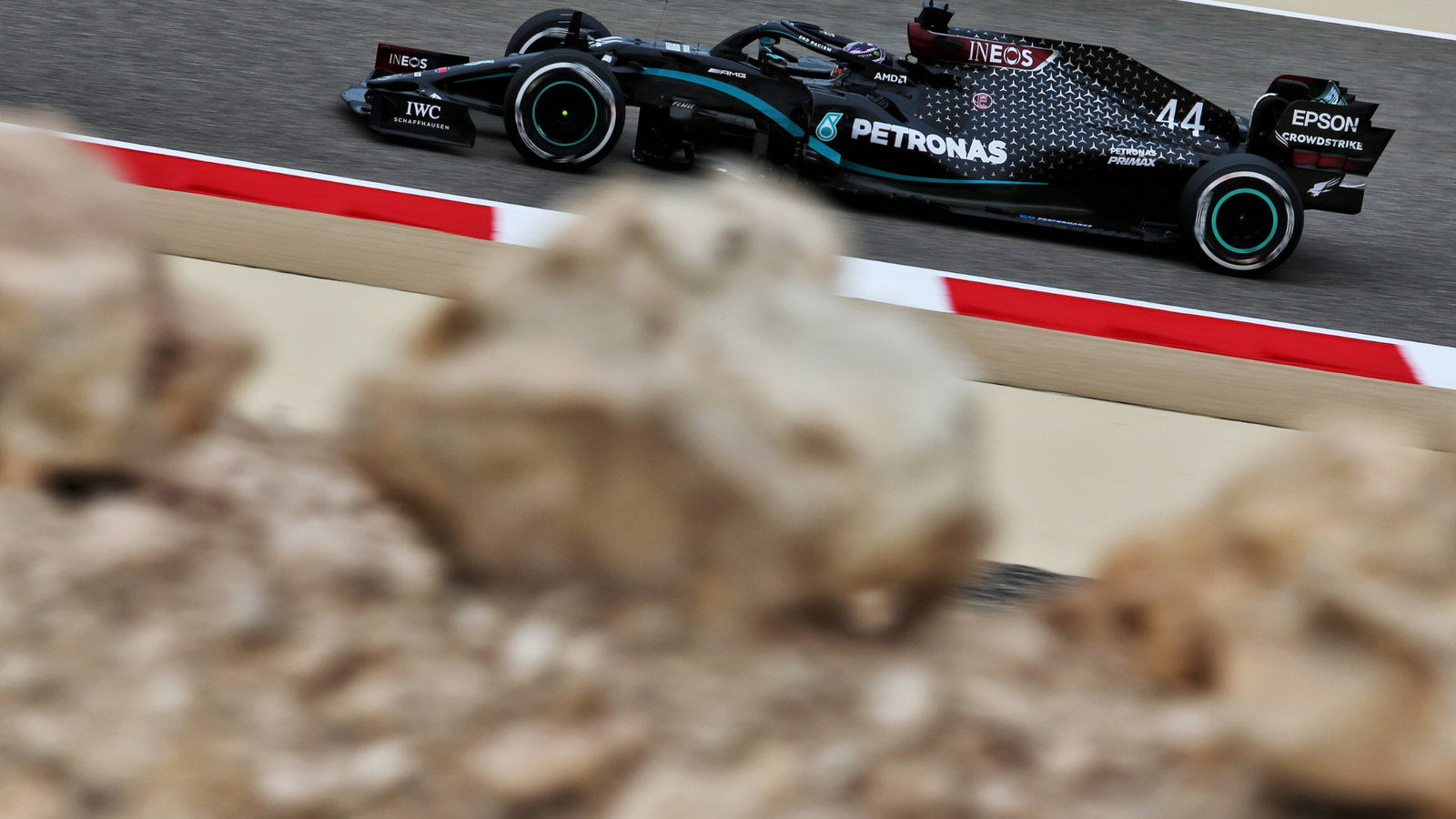 Lewis Hamilton (GBR) Mercedes AMG F1 W11.