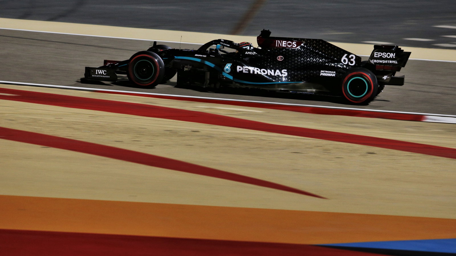 George Russell (GBR) Mercedes AMG F1 W11.