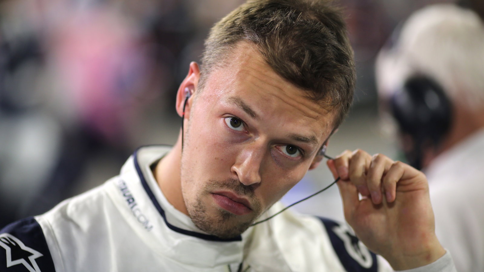 Daniil Kvyat (RUS) AlphaTauri on the grid.