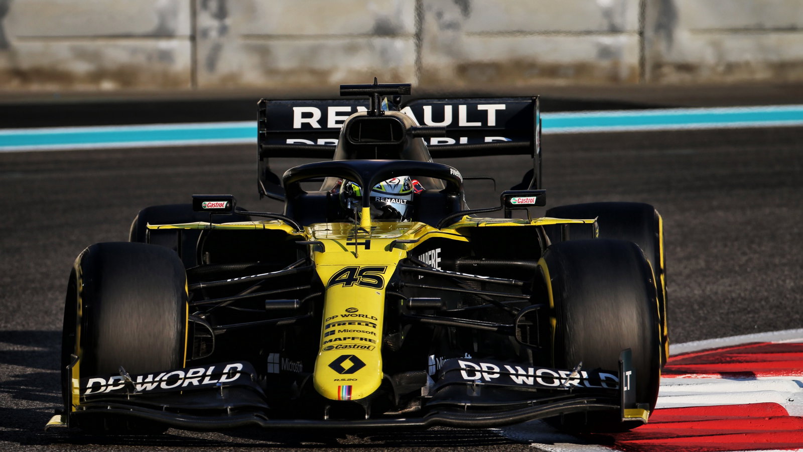 Guanyu Zhou (CHN) Renault F1 Team RS20 Test Driver.