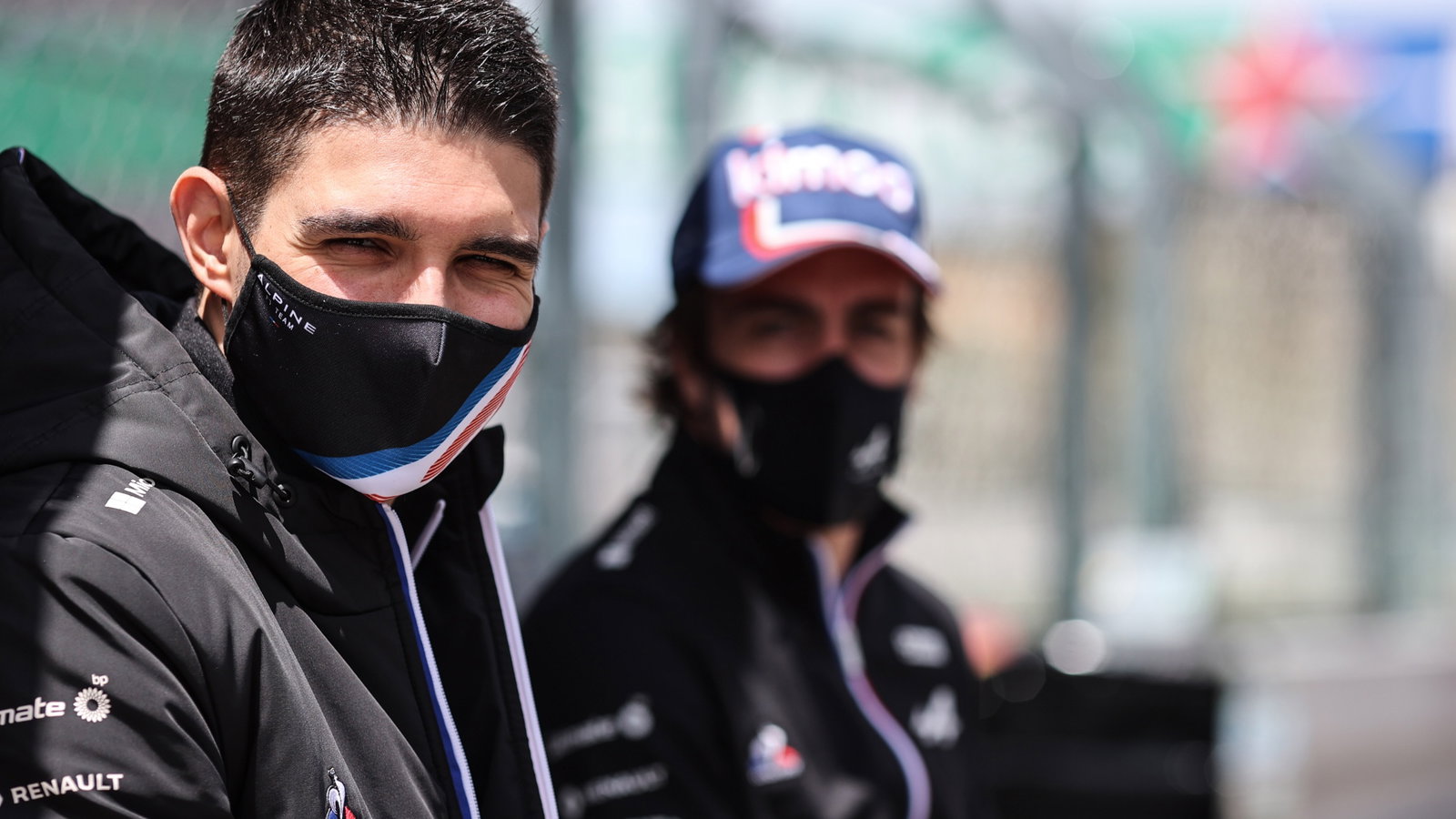 Esteban Ocon (FRA) Alpine F1 Team and Fernando Alonso (ESP) Alpine F1 Team.