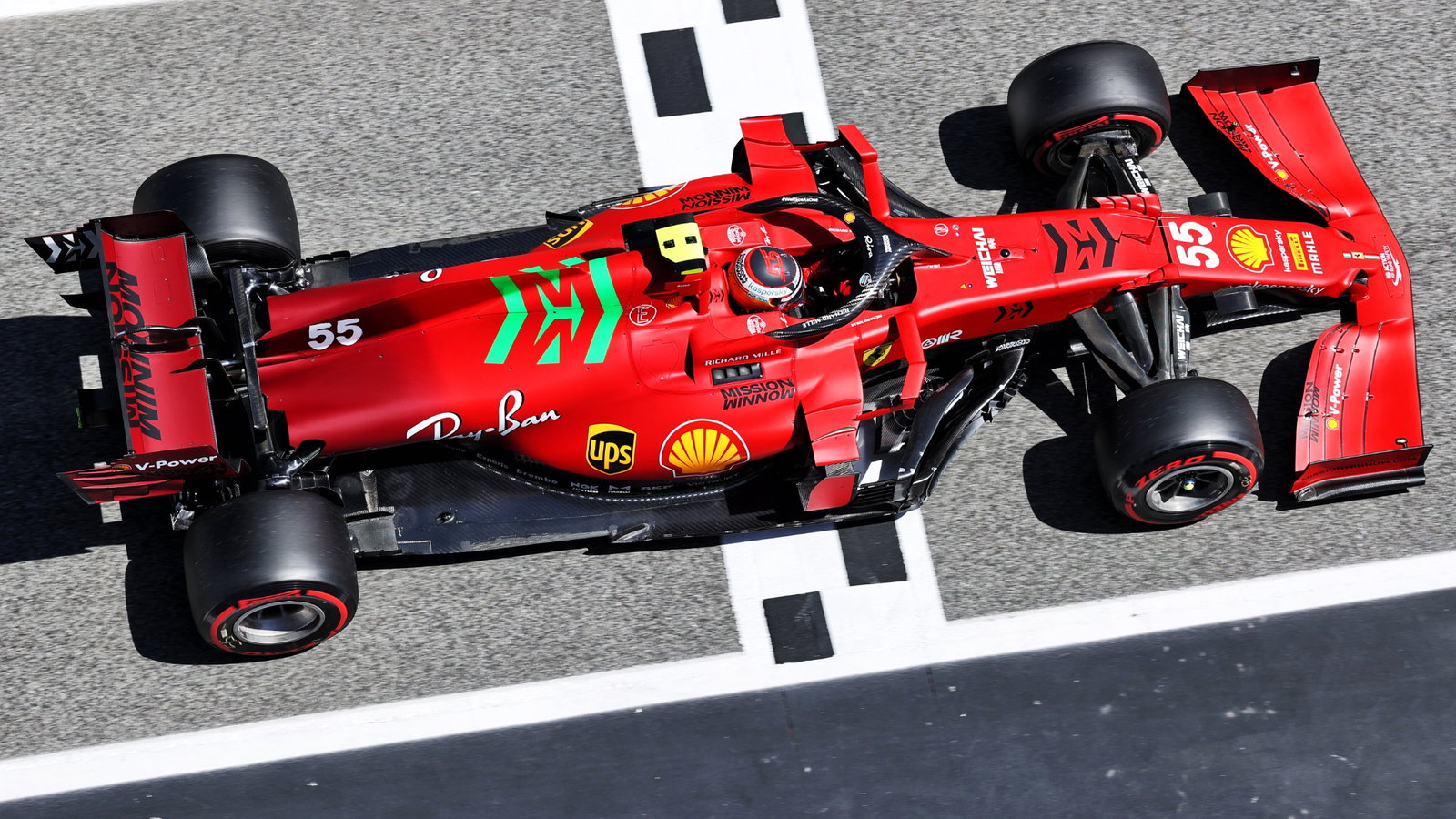 Carlos Sainz Jr (ESP) Ferrari SF-21.