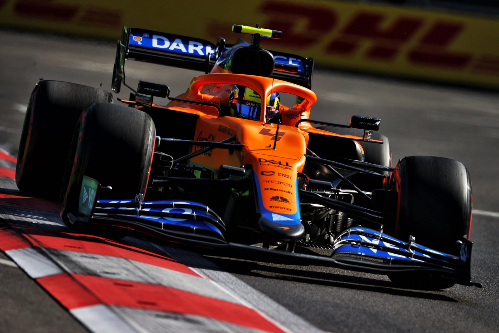 Lando Norris (GBR) McLaren MCL35M.