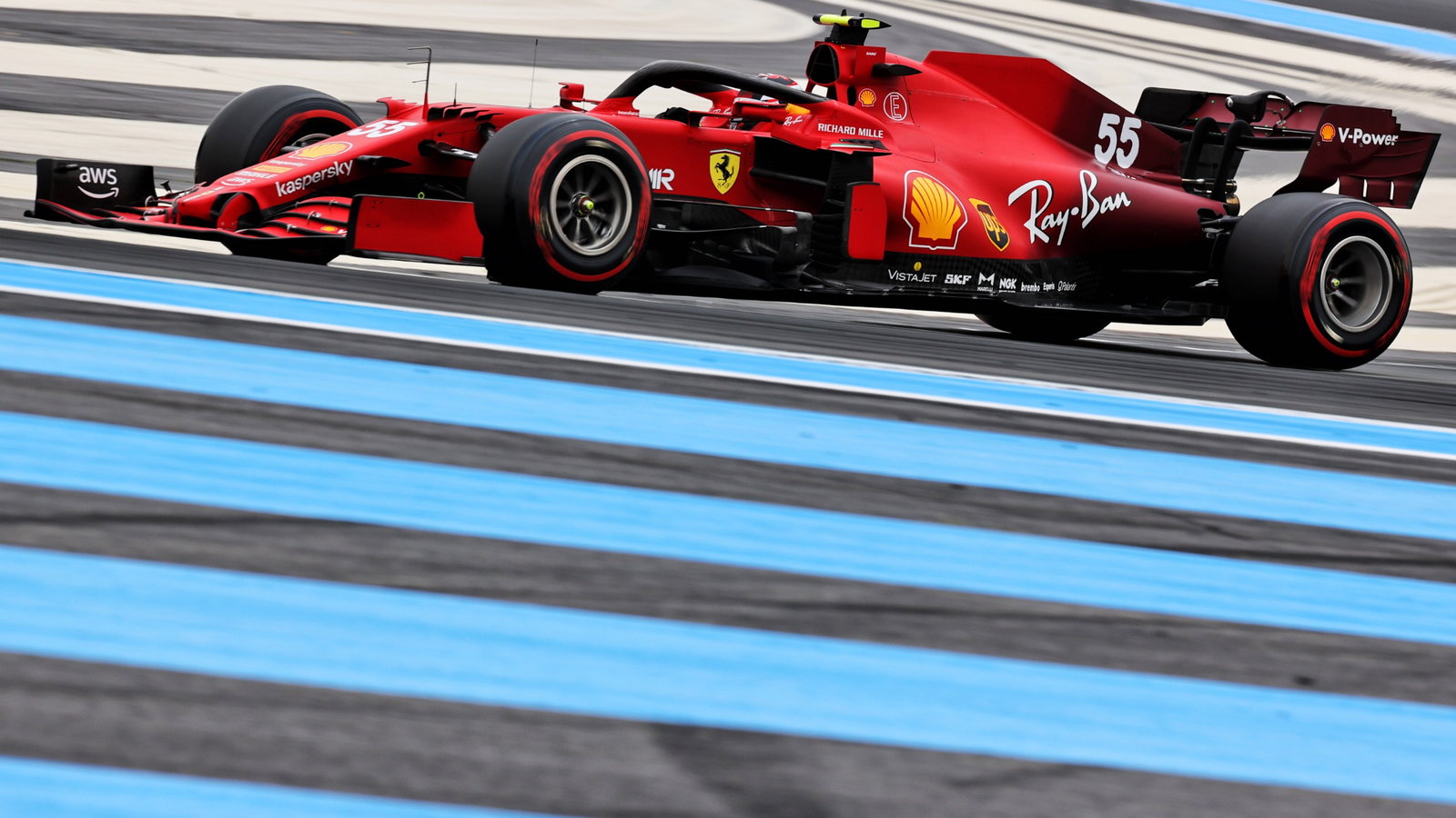 Carlos Sainz Jr (ESP) Ferrari SF-21.
