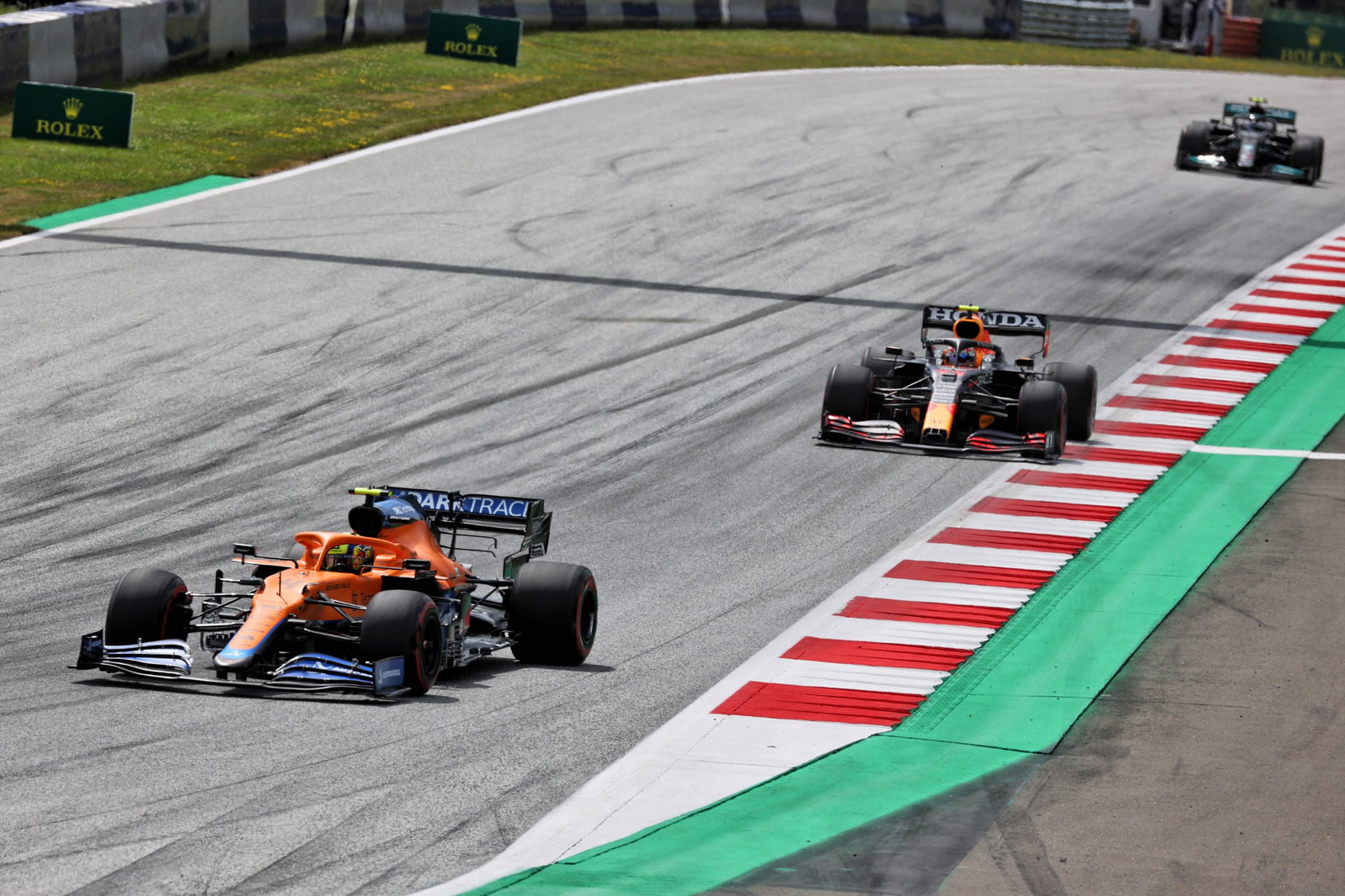 Lando Norris (GBR) McLaren MCL35M.