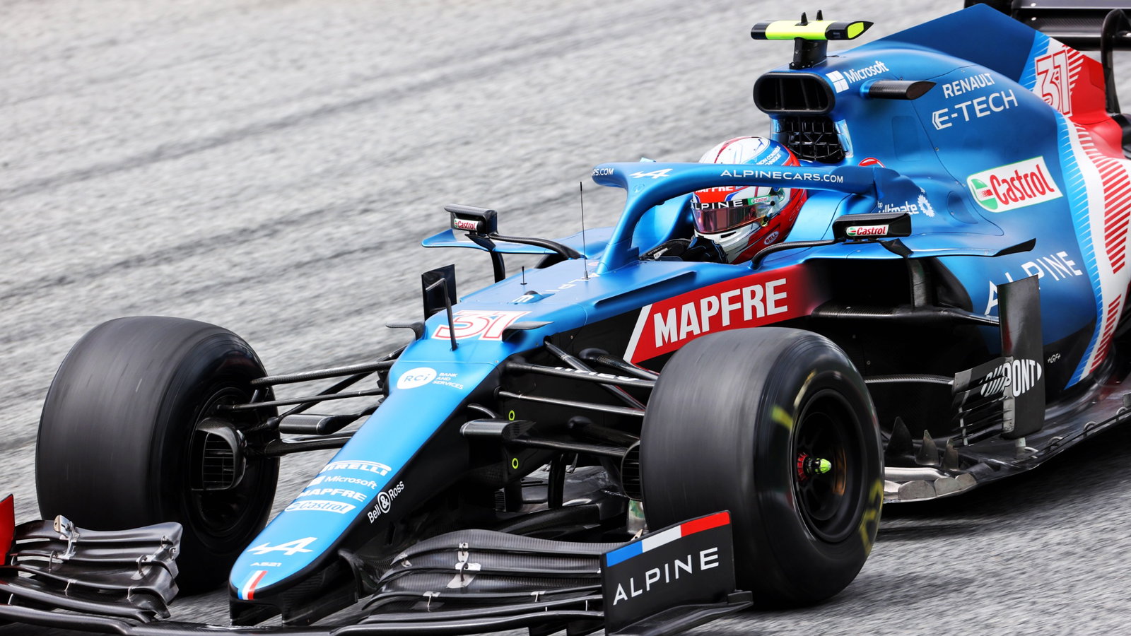 Esteban Ocon (FRA) Alpine F1 Team A521.