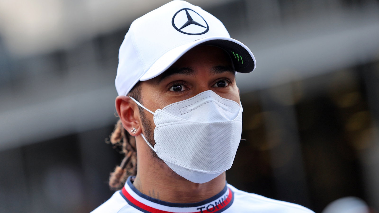 Lewis Hamilton (GBR) Mercedes AMG F1.