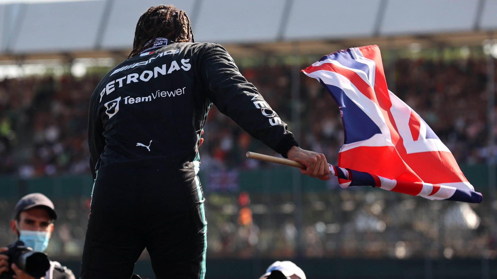 1st place Lewis Hamilton (GBR) Mercedes AMG F1 W12.