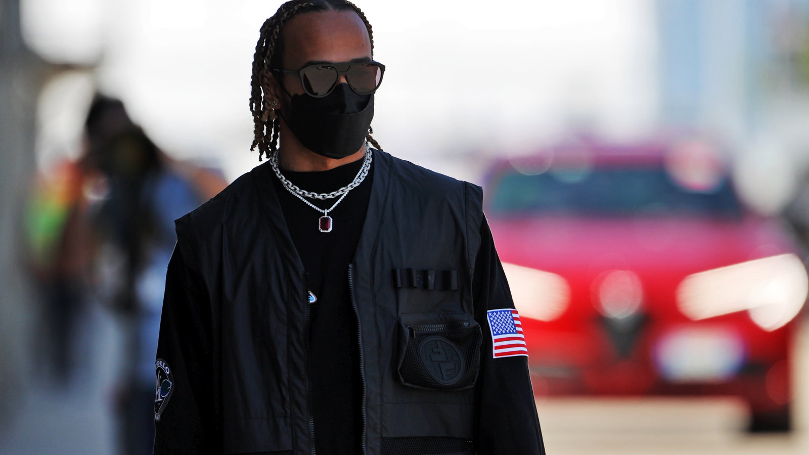 Lewis Hamilton (GBR) Mercedes AMG F1.