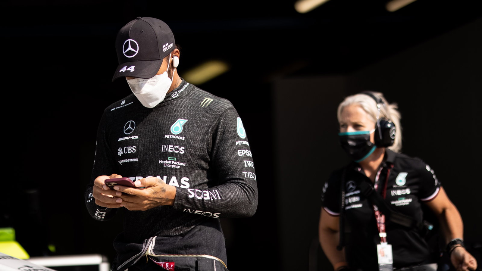 Lewis Hamilton (GBR) Mercedes AMG F1.