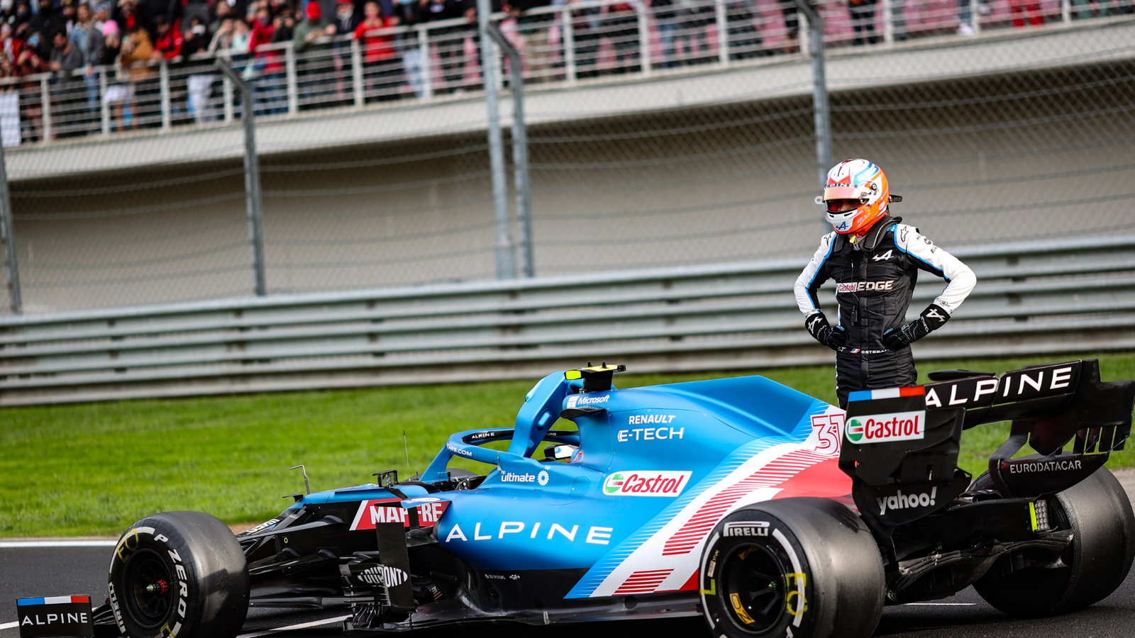 Esteban Ocon (FRA) Alpine F1 Team A521.