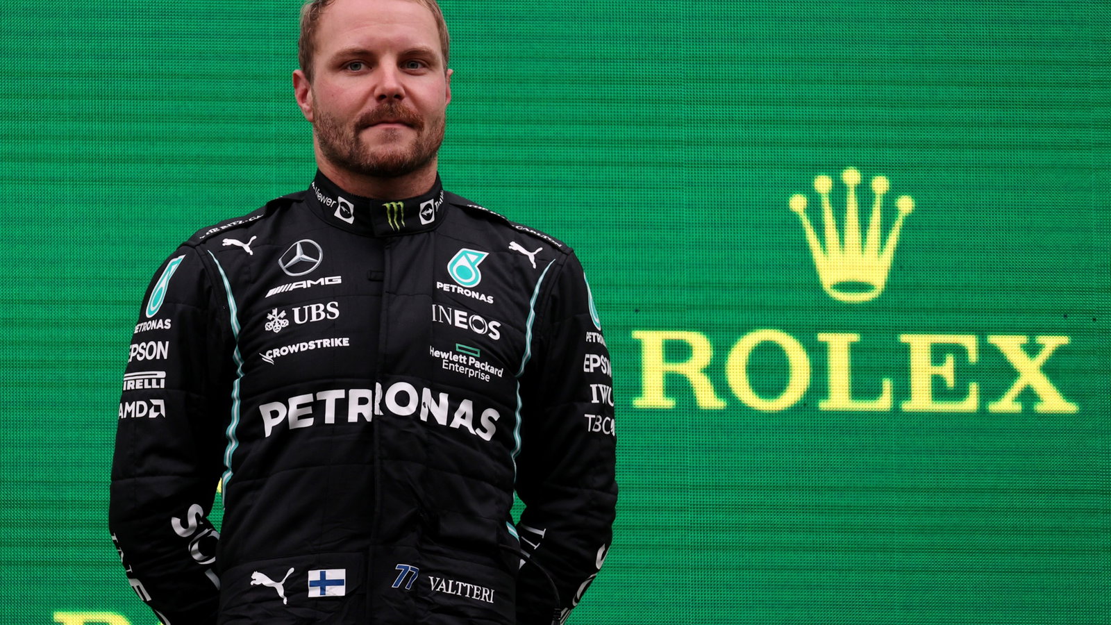 1st place Valtteri Bottas (FIN) Mercedes AMG F1.