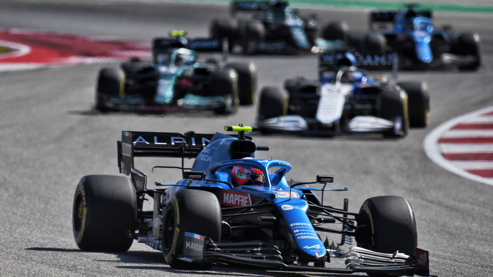 Esteban Ocon (FRA) Alpine F1 Team A521.