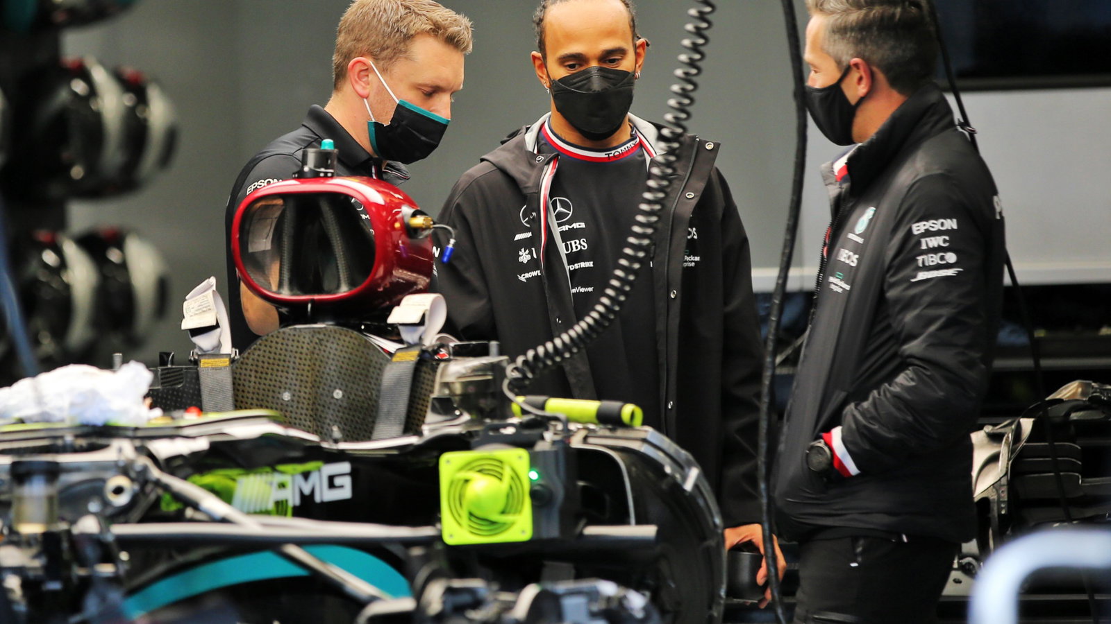 Lewis Hamilton (GBR) Mercedes AMG F1.