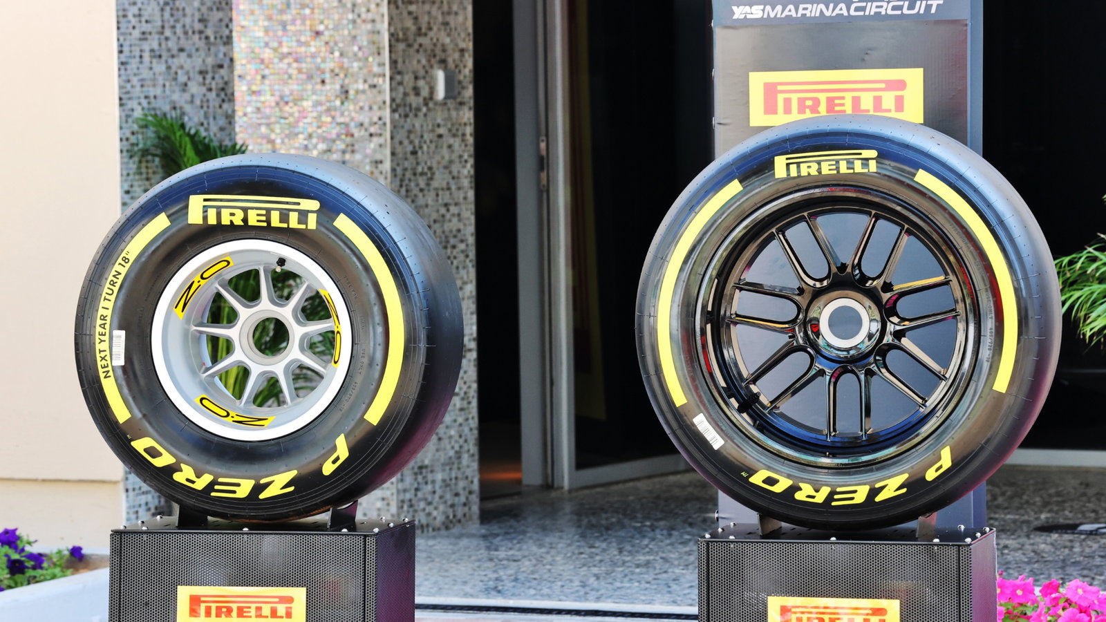 Pirelli show tyres.