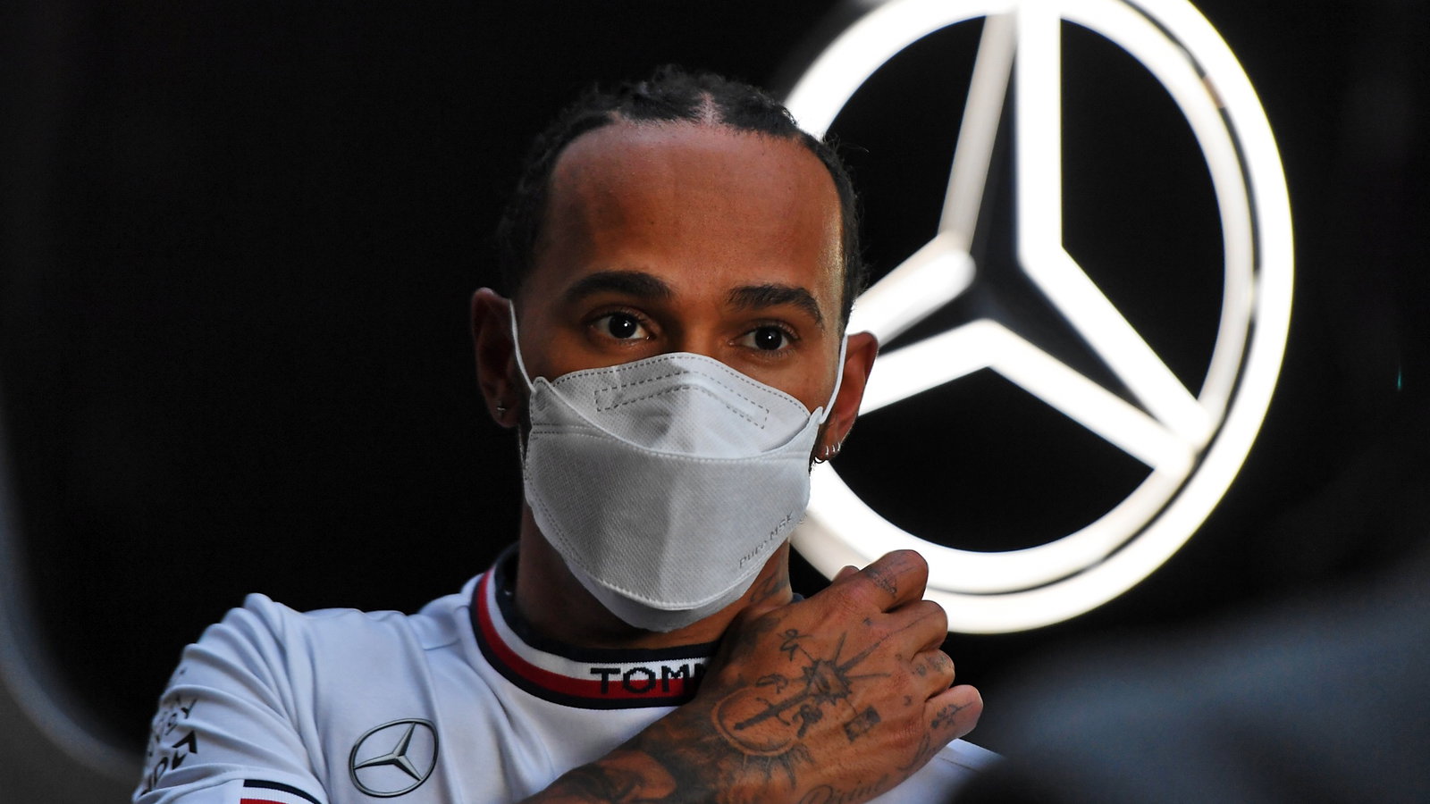 Lewis Hamilton (GBR) Mercedes AMG F1.
