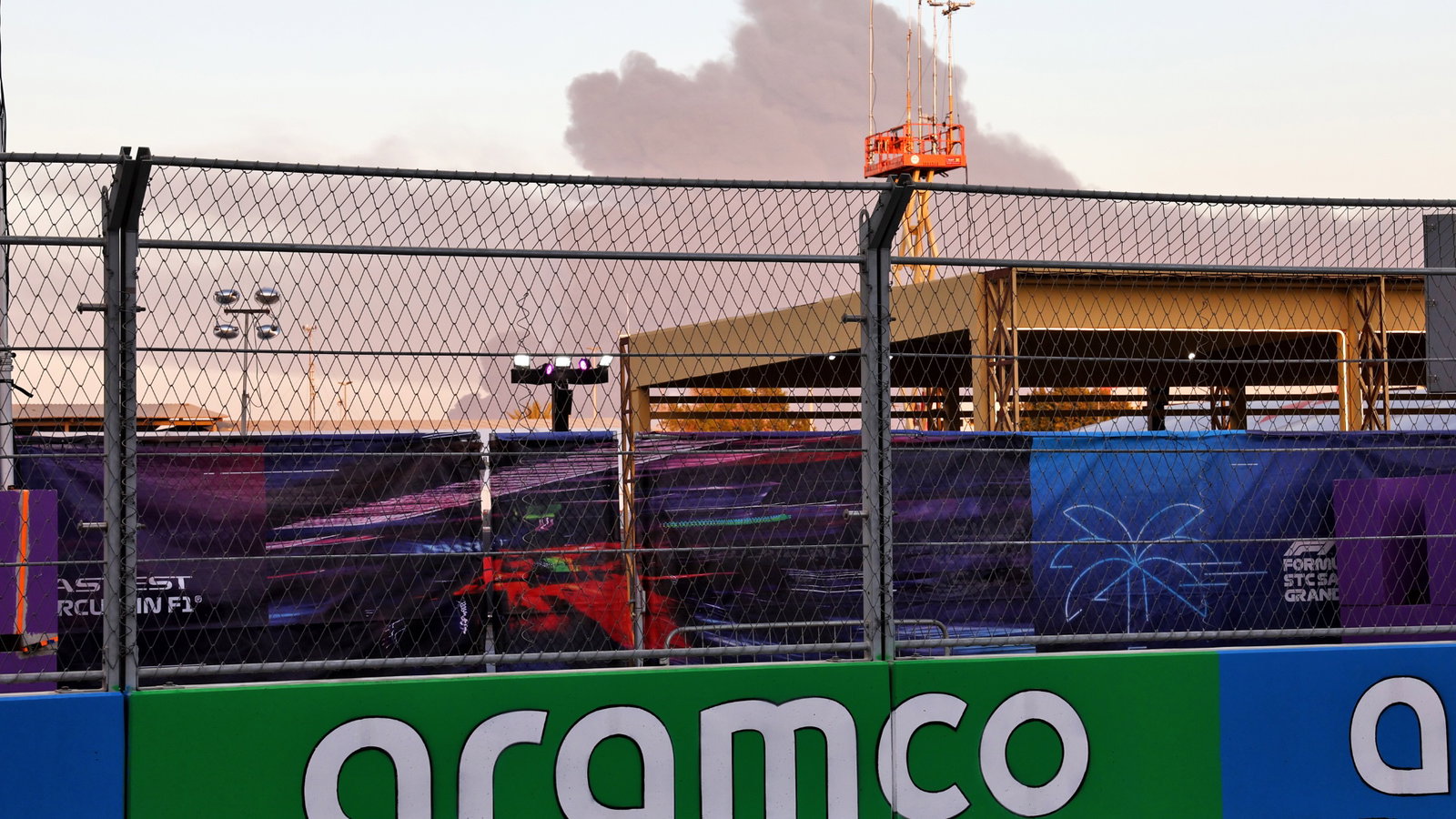 Fire ahead of Saudi Arabian Grand Prix