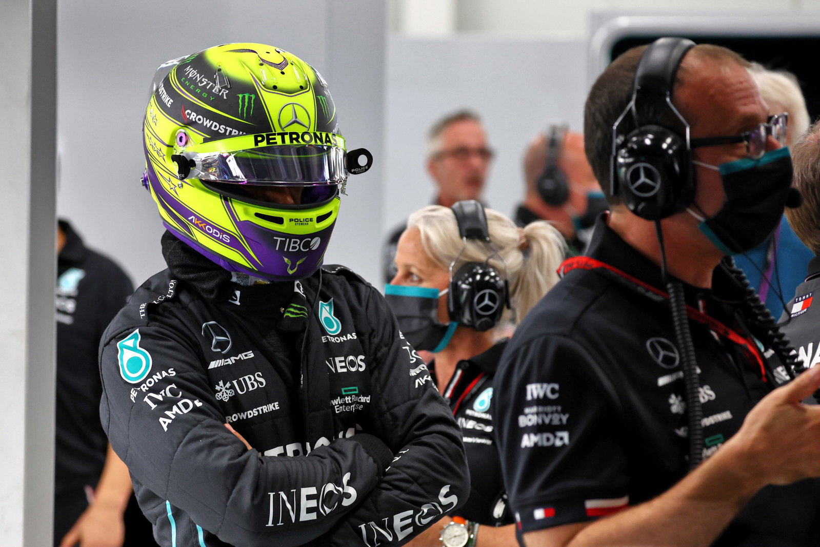 Lewis Hamilton (GBR) ) Mercedes AMG F1.