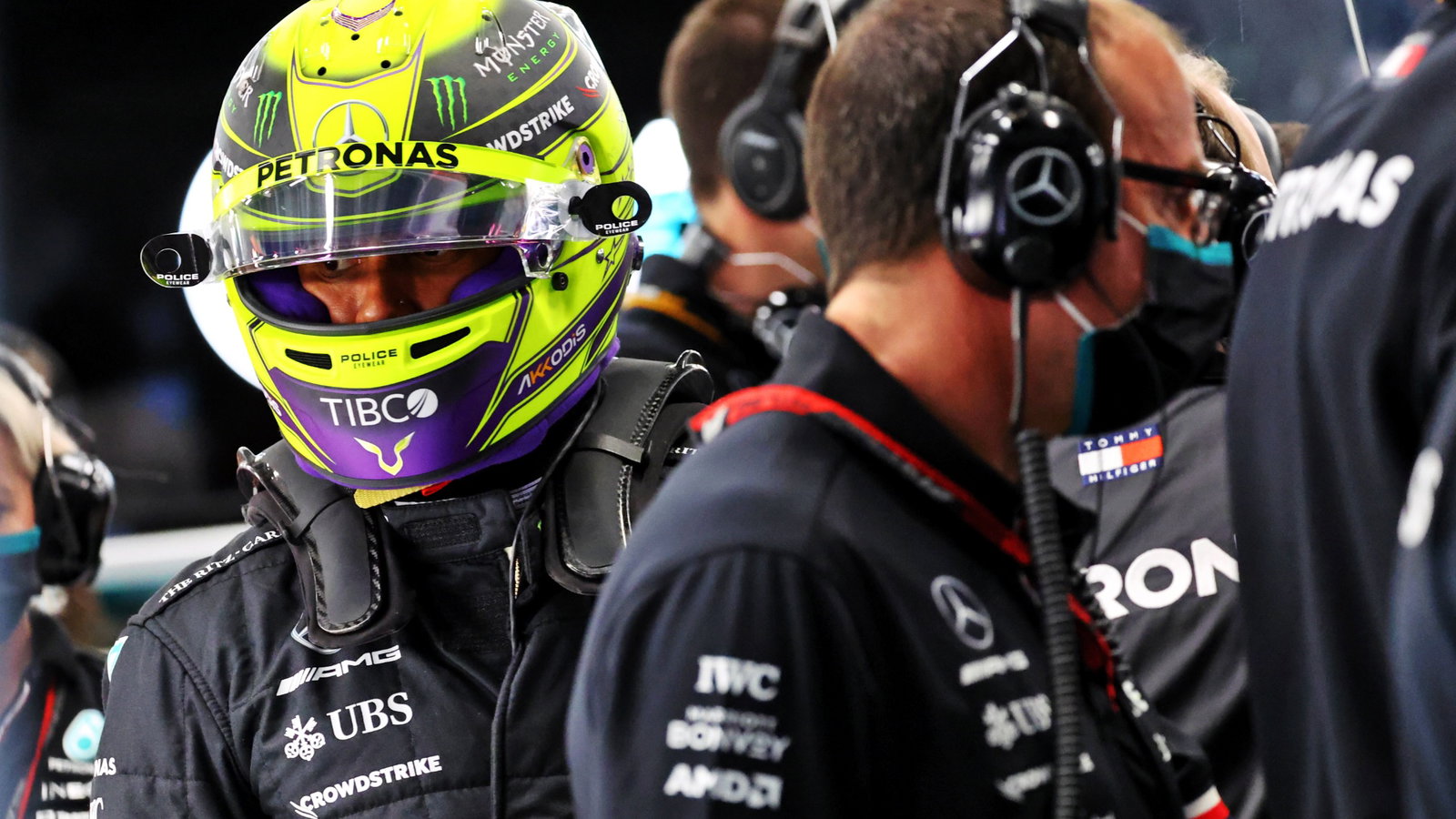 Lewis Hamilton (GBR) Mercedes AMG F1.