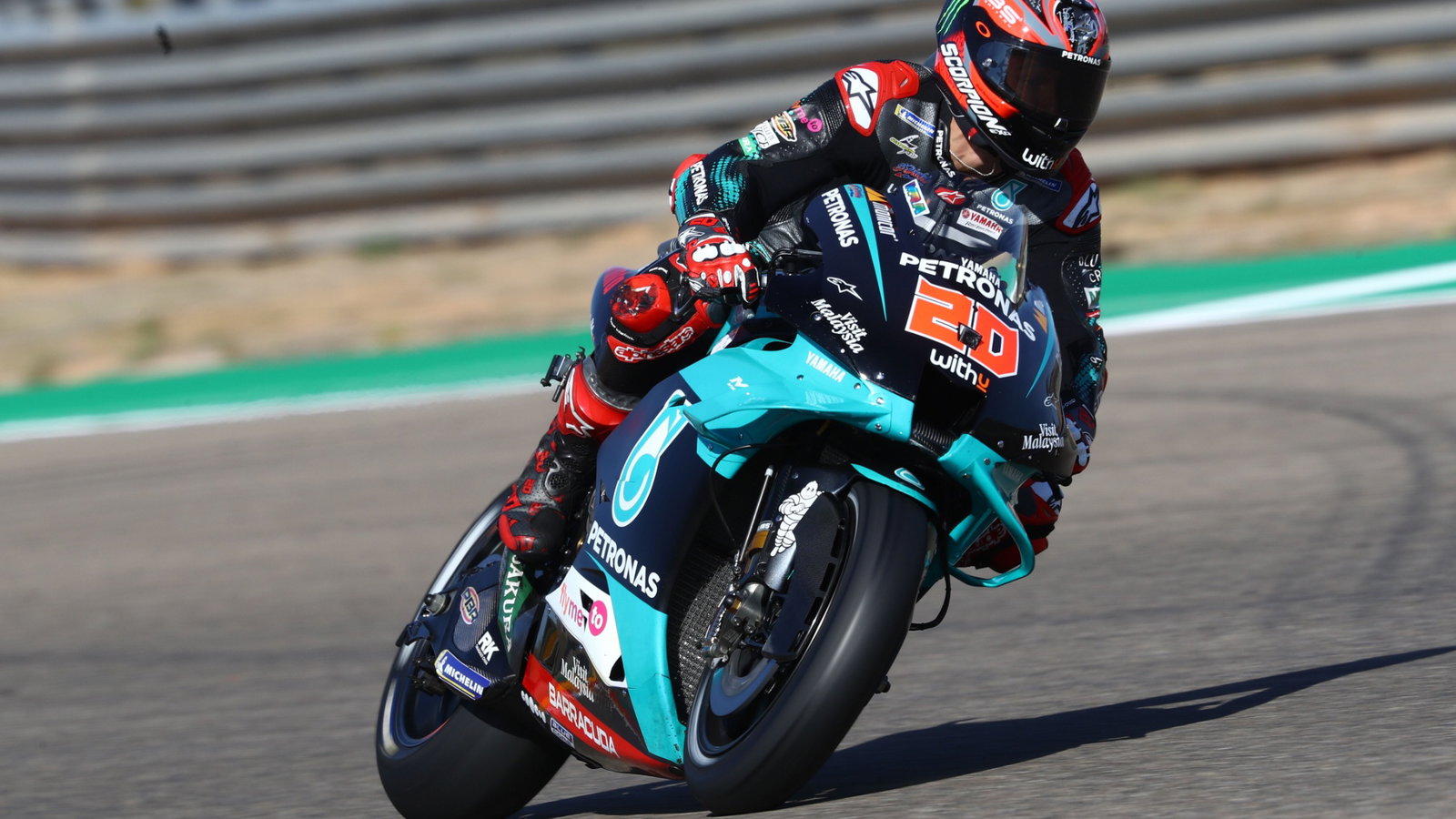 Fabio Quartararo , Aragon MotoGP. 17 October 2020