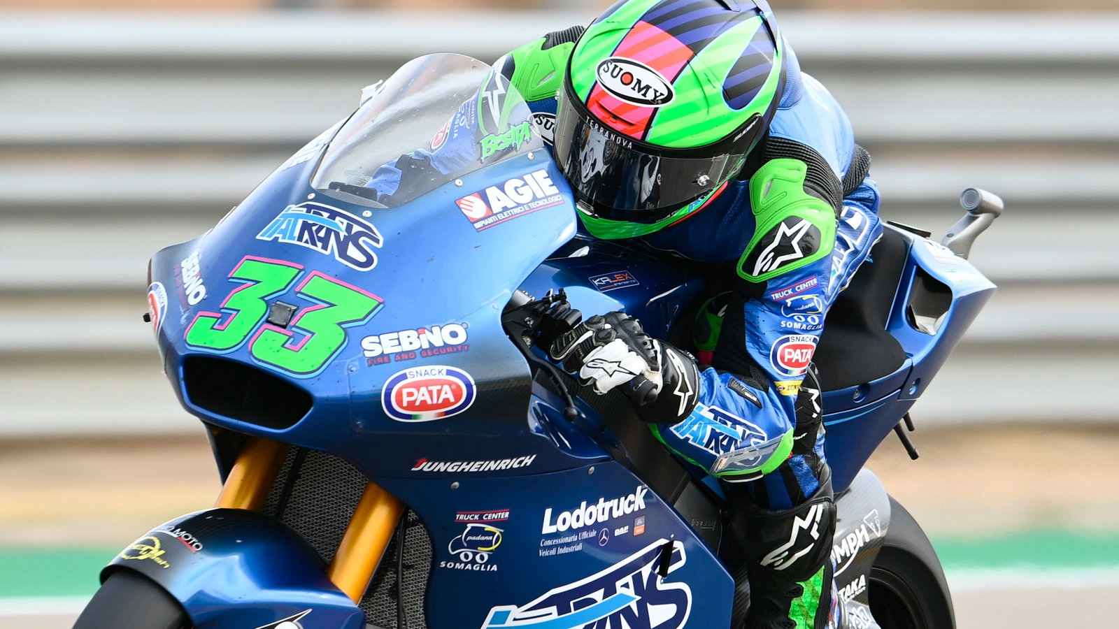 Enea Bastianini, Moto2 race, Teruel MotoGP, 25 October 2020
