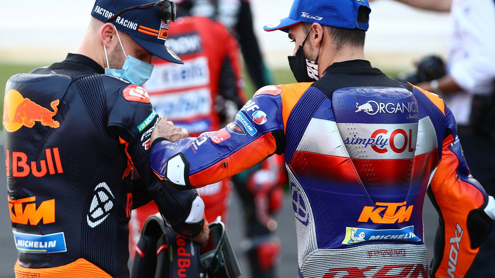 Brad Binder Miguel Oliveira , Portuguese MotoGP. 19 November 2020