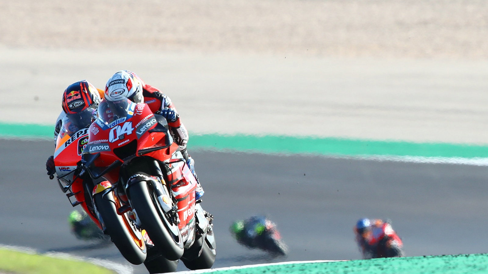 Andrea Dovizioso Stefan Bradl MotoGP race, Portuguese MotoGP. 22 November 2020