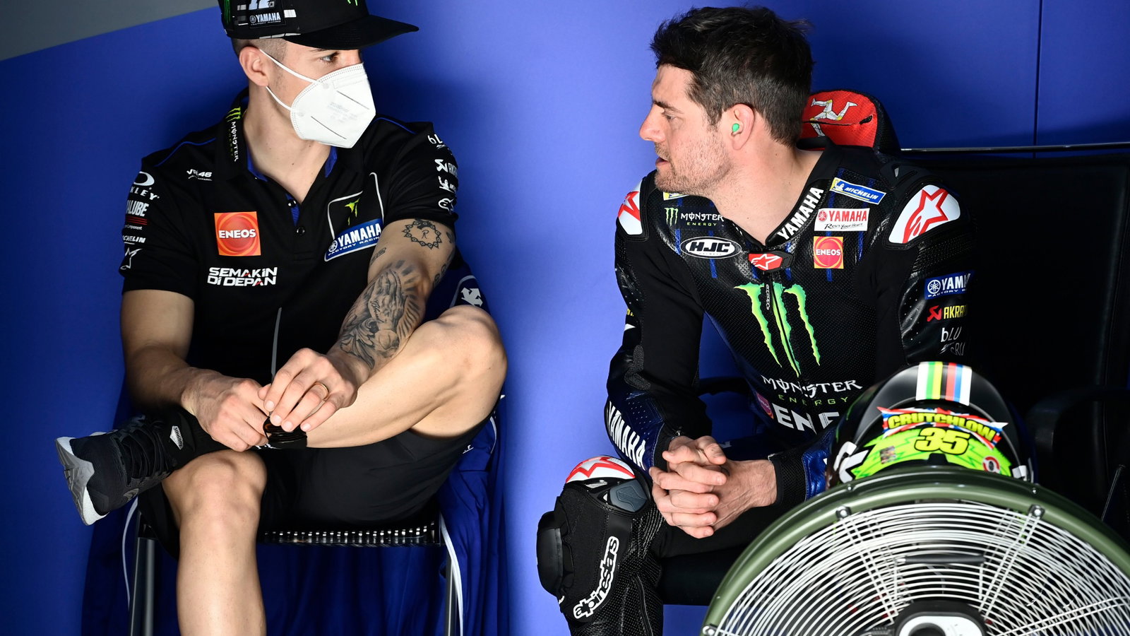 Maverick Vinales, Cal Crutchlow, MotoGP, Qatar MotoGP test, 5 March 2021