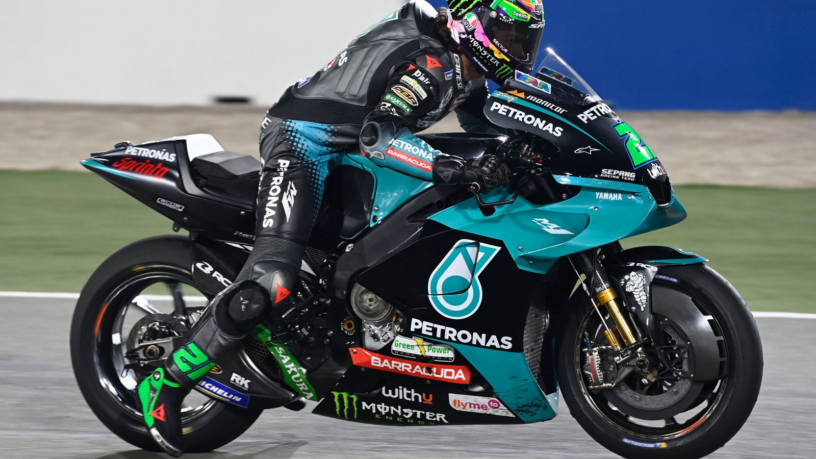 Franco Morbidelli, Practice start, Qatar MotoGP test, 10 March 2021